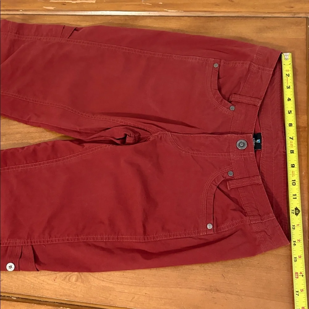 Kuhl Brick Red Red Cargo Pants Size 4